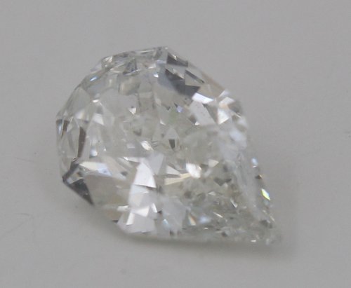 Pear Empress Cut Loose Diamond (0.74 Ct, F Color, I1 Clarity) IGL 