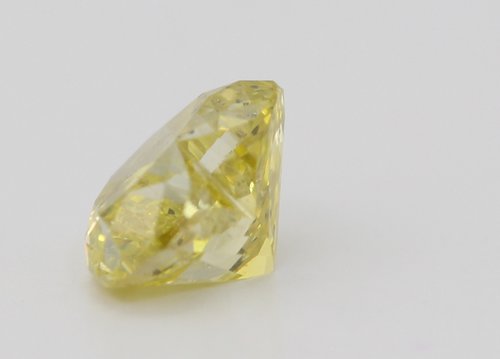 Heart Loose Diamond (1.08 Ct,Fancy Vivid Yellow(Color Enhanced