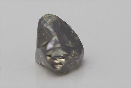 Heart Cut Loose Diamond (1.52 Ct,Natural Fancy Dark Green Gray