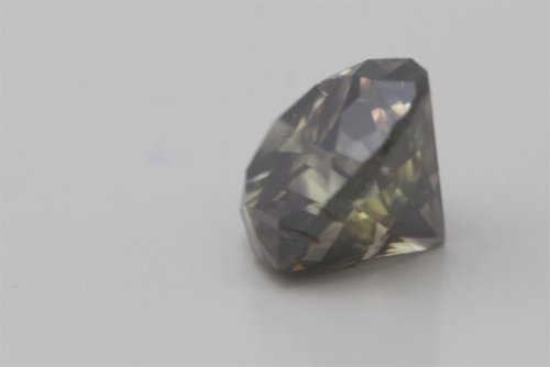 Heart Cut Loose Diamond (1.52 Ct,Natural Fancy Dark Green Gray