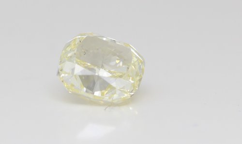 Cushion Cut Loose Diamond (2.32 Ct,Natural Fancy Light Yellow