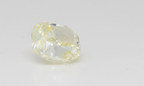 Cushion Cut Loose Diamond (2.32 Ct,Natural Fancy Light Yellow