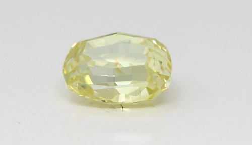 Cushion Cut Loose Diamond (1.02 Ct,Fancy Intense Greenish