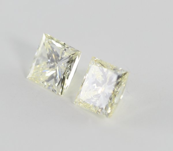 Details about   1.50 TCW NATURAL LOOSE DIAMOND PAIR OPAQUE BLACK PRINCESS CUT DIAMOND PAIR NR 