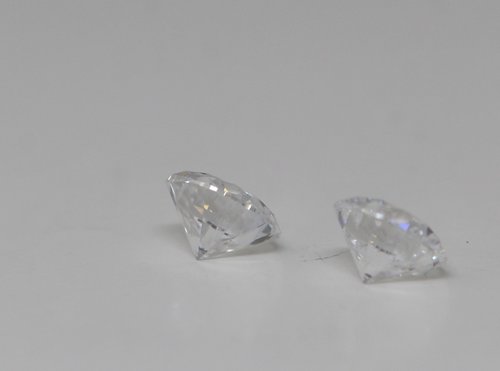 2.07 Carat Total Weight Round Diamond Stud Earrings (j-k, Vvs1-vvs2, GIA)