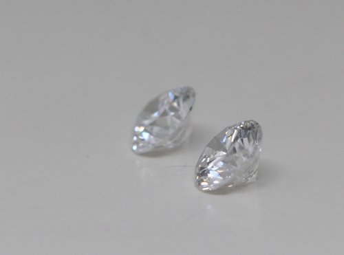 2.07 Carat Total Weight Round Diamond Stud Earrings (j-k, Vvs1-vvs2, GIA)