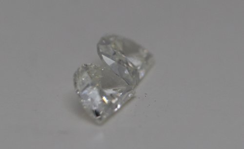 0.57 Ct Natural Loose Diamond Slice Black Grey Color I2 Clarity 12.10 MM offers KR1237