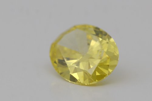 Oval Loose Diamond (1.05 Ct,Fancy Intense Yellow(Color Enhanced)  Color,Vs2(Enhanced) Clarity) Igl