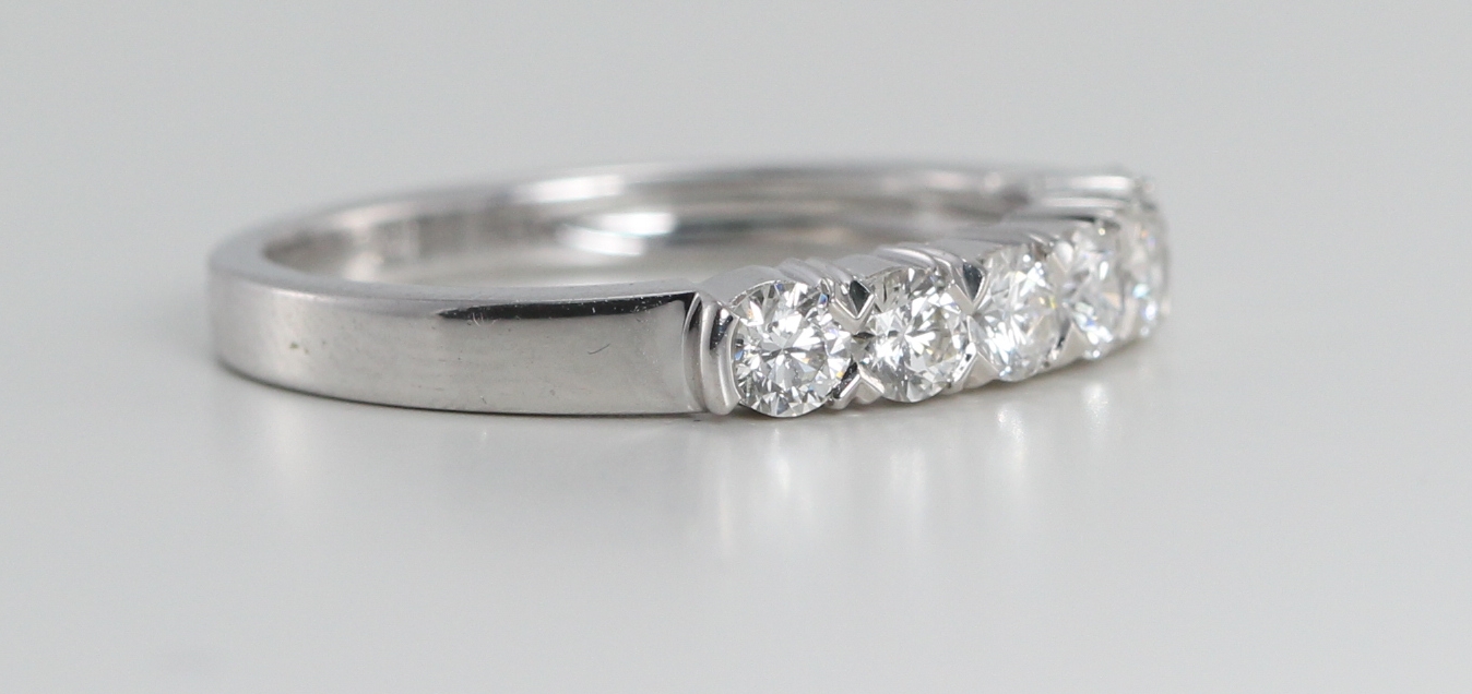 3.9Ct Multi Shape Simulated Diamond Eternity Wedding Band Ring White Gold  Plated | eBay