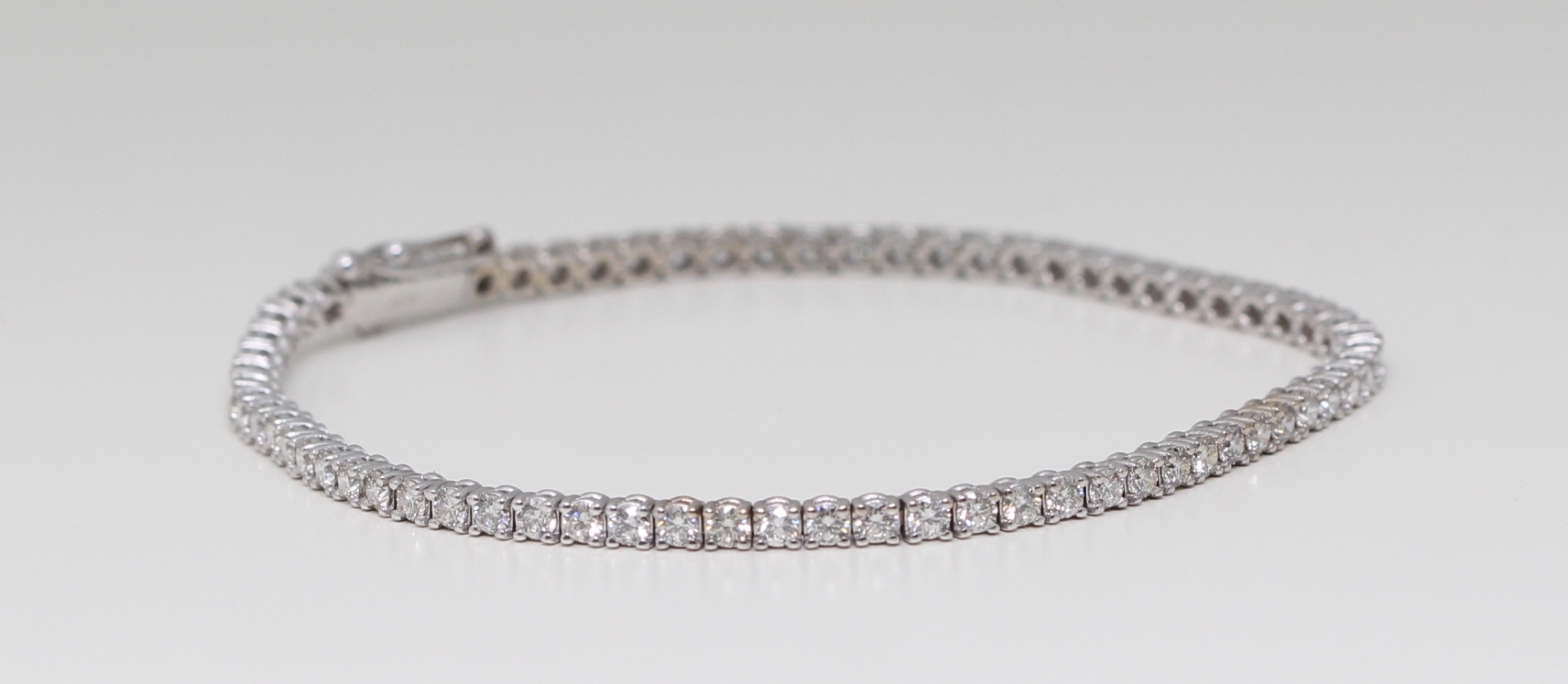 Womens white gold tennis shop bracelet