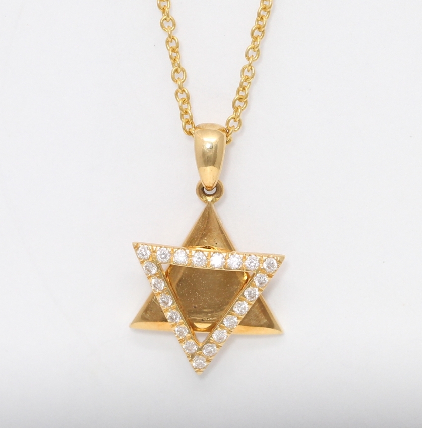 two triangle necklace