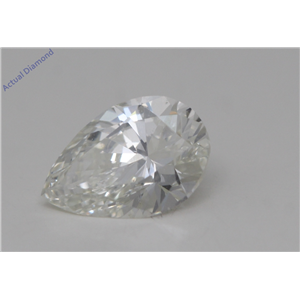 Pear Cut Loose Diamond (1 Ct,E Color,SI1 Clarity) GIA Certified