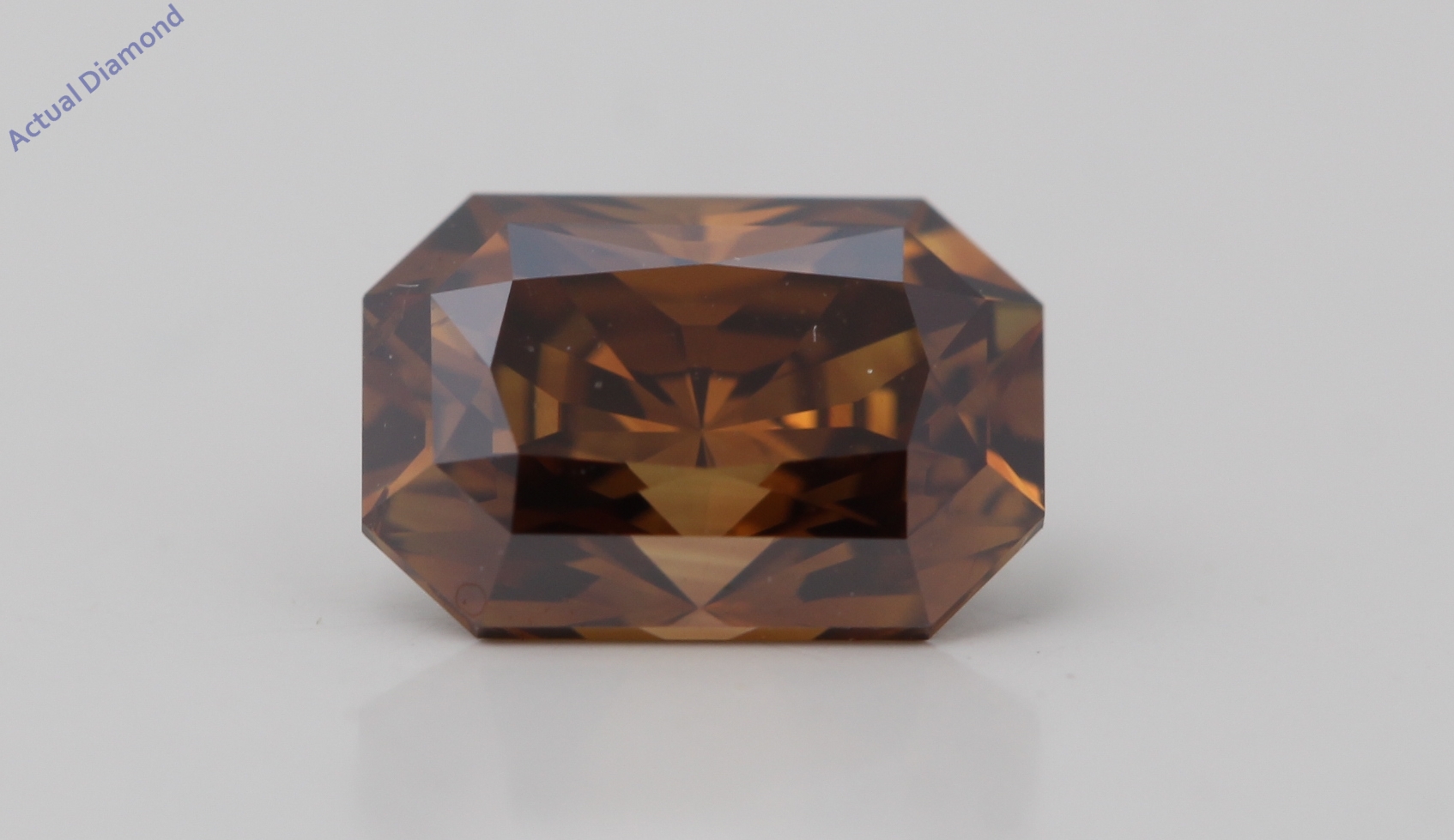 Radiant Cut Loose Diamond (1.11 Ct,Natural Fancy Dark Orangy Brown