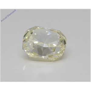 Natural Loose Cushion Yellow Color Diamond 0.94 CT 5.28 MM Cushion Shape Rose Cut Diamond L7242 popular