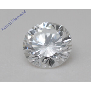 Round Cut Natural Mined Loose Diamond (0.72 Ct,D Color,Vvs2 Clarity) IGL Certified