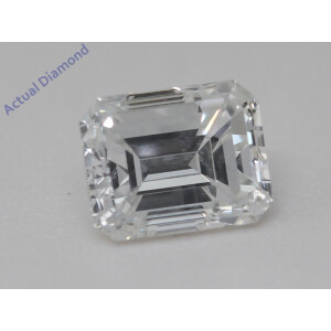 Emerald Cut Natural Mined Loose Diamond (1.06 Ct,D Color,Vvs2 Clarity) IGL Certified