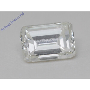 Emerald Cut Natural Mined Loose Diamond (0.93 Ct,F Color,Vvs1 Clarity) IGL Certified