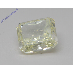 Radiant Cut Natural Mined Loose Diamond (1.61 Ct,Natural Fancy Yellow Color,Vvs2 Clarity) IGL Certified