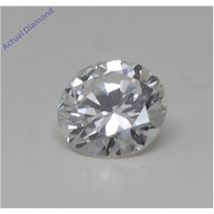 Round Cut Loose Diamond (0.51 Ct,H Color,Vs2 Clarity) GIA Certified
