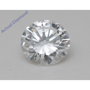 Round Cut Natural Mined Loose Diamond (0.52 Ct,F Color,Vvs2 Clarity) IGL Certified