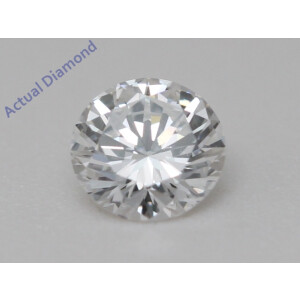 Round Cut Natural Mined Loose Diamond (0.42 Ct,D Color,Vvs2 Clarity) IGL Certified