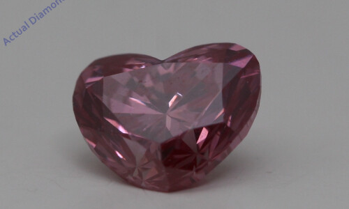 Heart Cut Loose Diamond (0.76 Ct,Purple(Irradiated) Color,Vs1 Clarity) IGL Certified