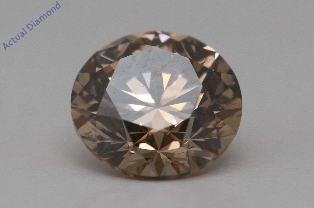 Natural high quality Loose Diamond Round Brown Color SI1 Clarity 1.25 to 1.55 MM 25 Pcs Lot Q30