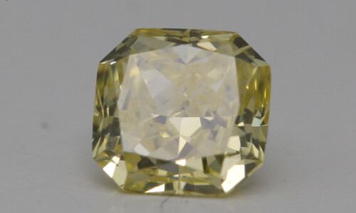 Radiant Cut Loose Diamond (0.97 Ct,Yellow(Irradiated) Color,Si1 Clarity)