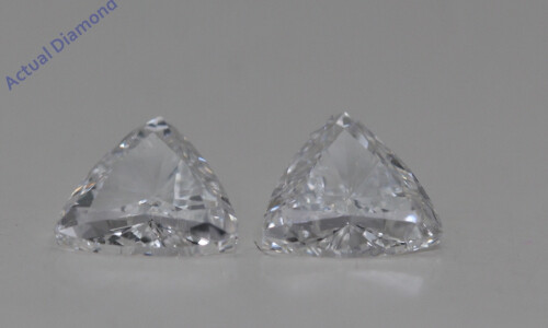 A Pair Of Triangle Cut Loose Diamonds (1.29 Ct,D Color,Vs2-Si1 Clarity)