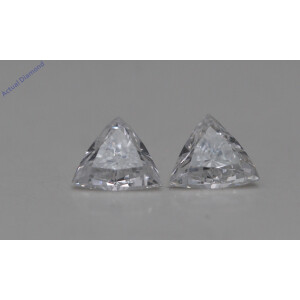 A Pair Of Triangle Cut Loose Diamonds (0.68 Ct,E Color,Vs2 Clarity)