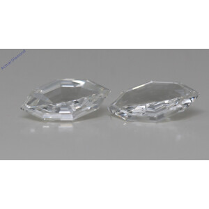 A Pair Of Marquise-Lozenge Cut Natural Mined Loose Diamonds (1.1 Ct,H Color,Vs1 Clarity)