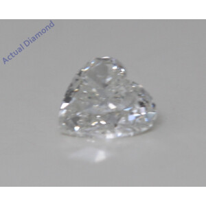 Heart Cut Natural Mined Loose Diamond (0.54 Ct,I Color,Si1 Clarity) GIA Certified