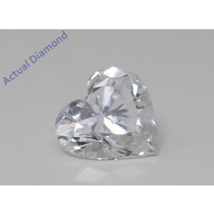 Heart Cut Natural Mined Loose Diamond (0.7 Ct,F Color,Si1 Clarity) GIA Certified