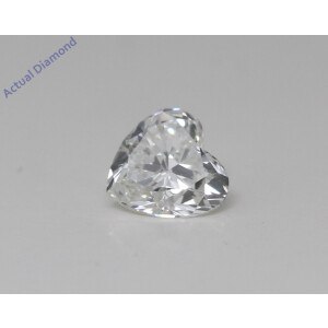 Heart Cut Natural Mined Loose Diamond (0.77 Ct,J Color,Vs2 Clarity) GIA Certified