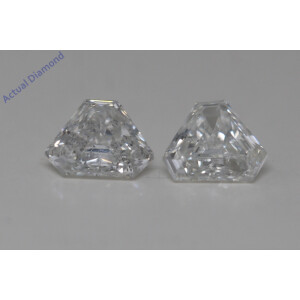 A Pair Of Calf Cut Natural Mined Loose Diamonds (0.73 Ct,I Color,Vs2 Clarity)