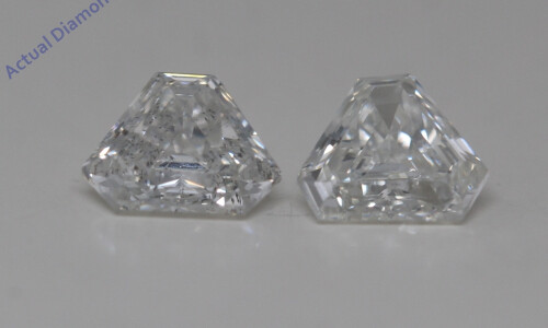 A Pair Of Calf Cut Natural Mined Loose Diamonds (0.73 Ct,I Color,Vs2 Clarity)