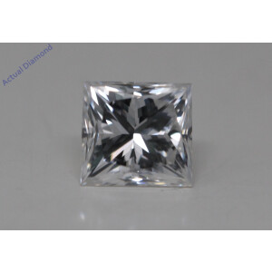 Princess Cut Natural Mined Loose Diamond (0.5 Ct,E Color,Vs2 Clarity) GIA Certified
