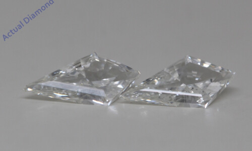 A Pair Of Kite Cut Natural Mined Loose Diamonds (0.77 Ct,H Color,Vs1 Clarity)