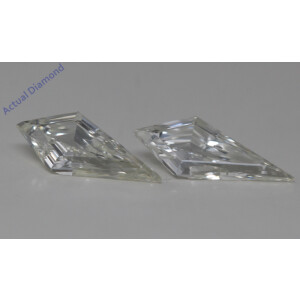 A Pair Of Kite Cut Natural Mined Loose Diamonds (1.04 Ct,I Color,Vvs2 Clarity)