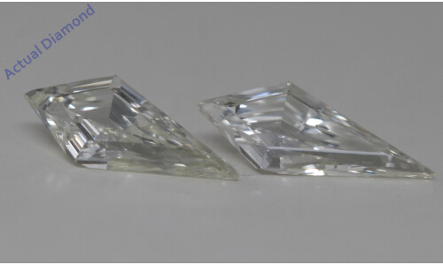 A Pair Of Kite Cut Natural Mined Loose Diamonds (1.04 Ct,I Color,Vvs2 Clarity)