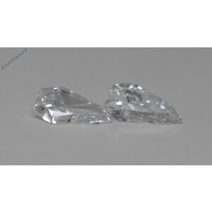 A Pair Of Spade Cut Natural Mined Loose Diamonds (0.42 Ct,G Color,Si2 Clarity)