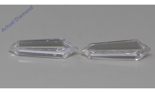 A Pair Of Kite Cut Natural Mined Loose Diamonds (0.48 Ct,E Color,Vs1 Clarity)