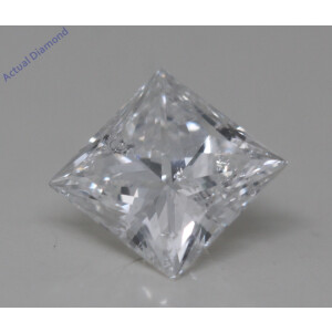 Princess Cut Natural Mined Loose Diamond (0.81 Ct,D Color,Si2 Clarity) IGL Certified