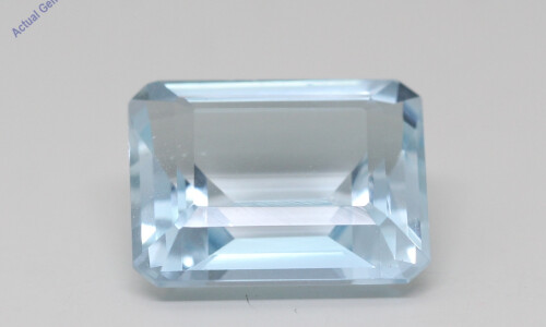 Emerald Cut Natural Mined Loose Aquamarine (5.33 Ct,Light Blue(Heat-Treated) Color,Vs Clarity)