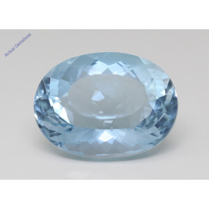 Oval Cut Natural Mined Loose Aquamarine (13.26 Ct,Light Blue(Heat-Treated) Color,Vs Clarity)