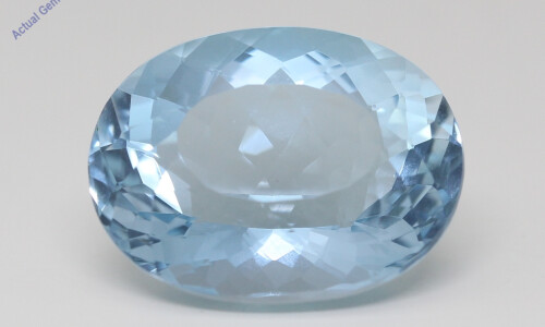 Oval Cut Natural Mined Loose Aquamarine (13.26 Ct,Light Blue(Heat-Treated) Color,Vs Clarity)