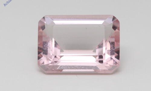 Emerald Cut Natural Mined Loose Morganite (5.63 Ct,Pink(Irradiated) Color,Vs Clarity)