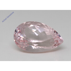 Pear Cut Natural Mined Loose Morganite (6.3 Ct,Pink(Irradiated) Color,Vs Clarity)