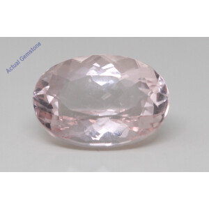 Oval Cut Natural Mined Loose Morganite (6.49 Ct,Pink(Irradiated) Color,Vs Clarity)