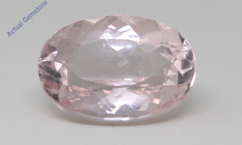 Oval Cut Natural Mined Loose Morganite (6.49 Ct,Pink(Irradiated) Color,Vs Clarity)